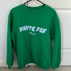 Green White Fox Crew Neck VOL.3